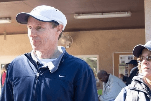 Bob Davis in the early days of the tennis ladder